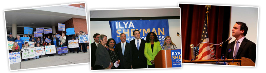 Democrat Ilya Sheyman ran for U.S. Congress in IL-10